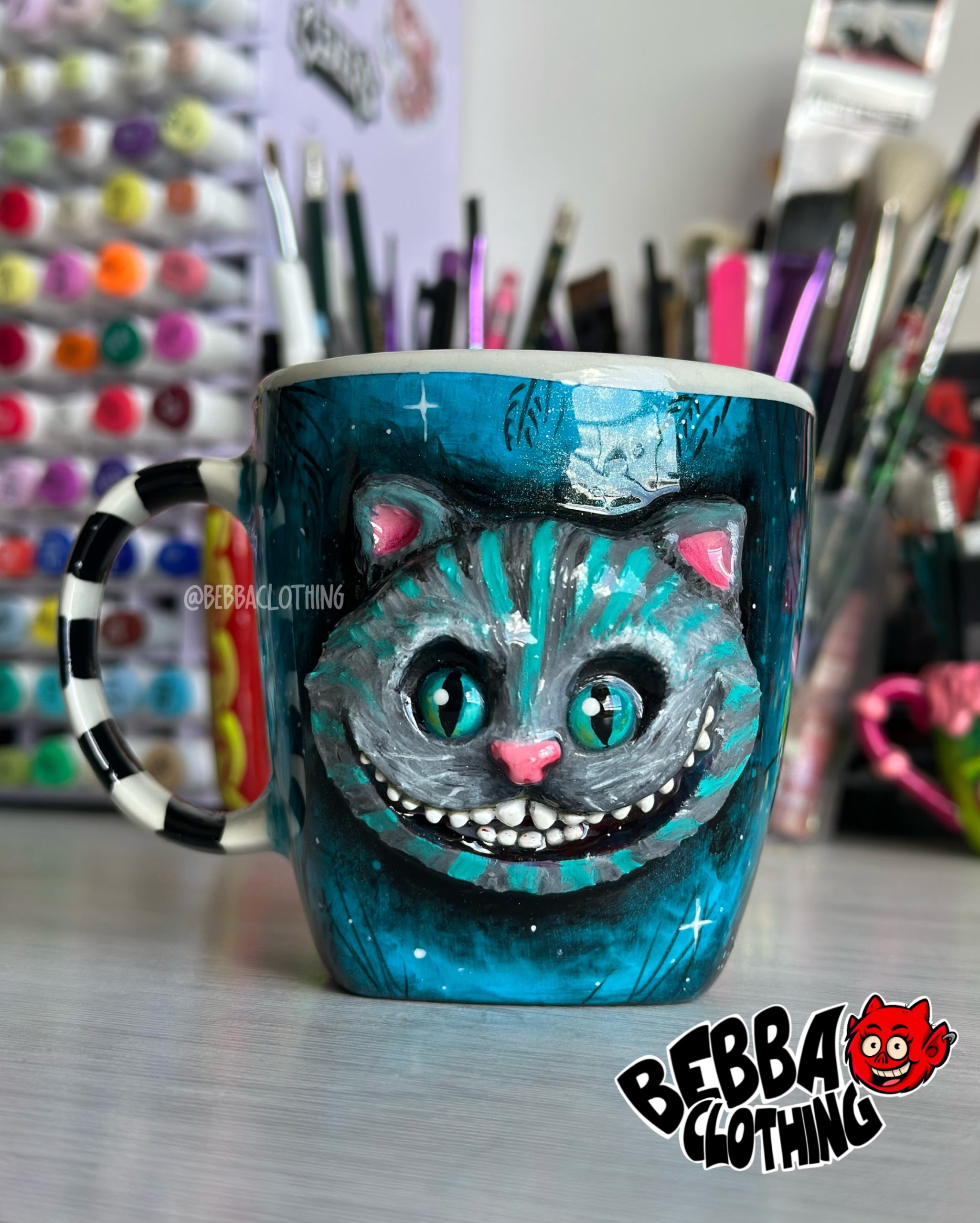 Gato sonriente / Cheshire cat - Mug pocillo taza