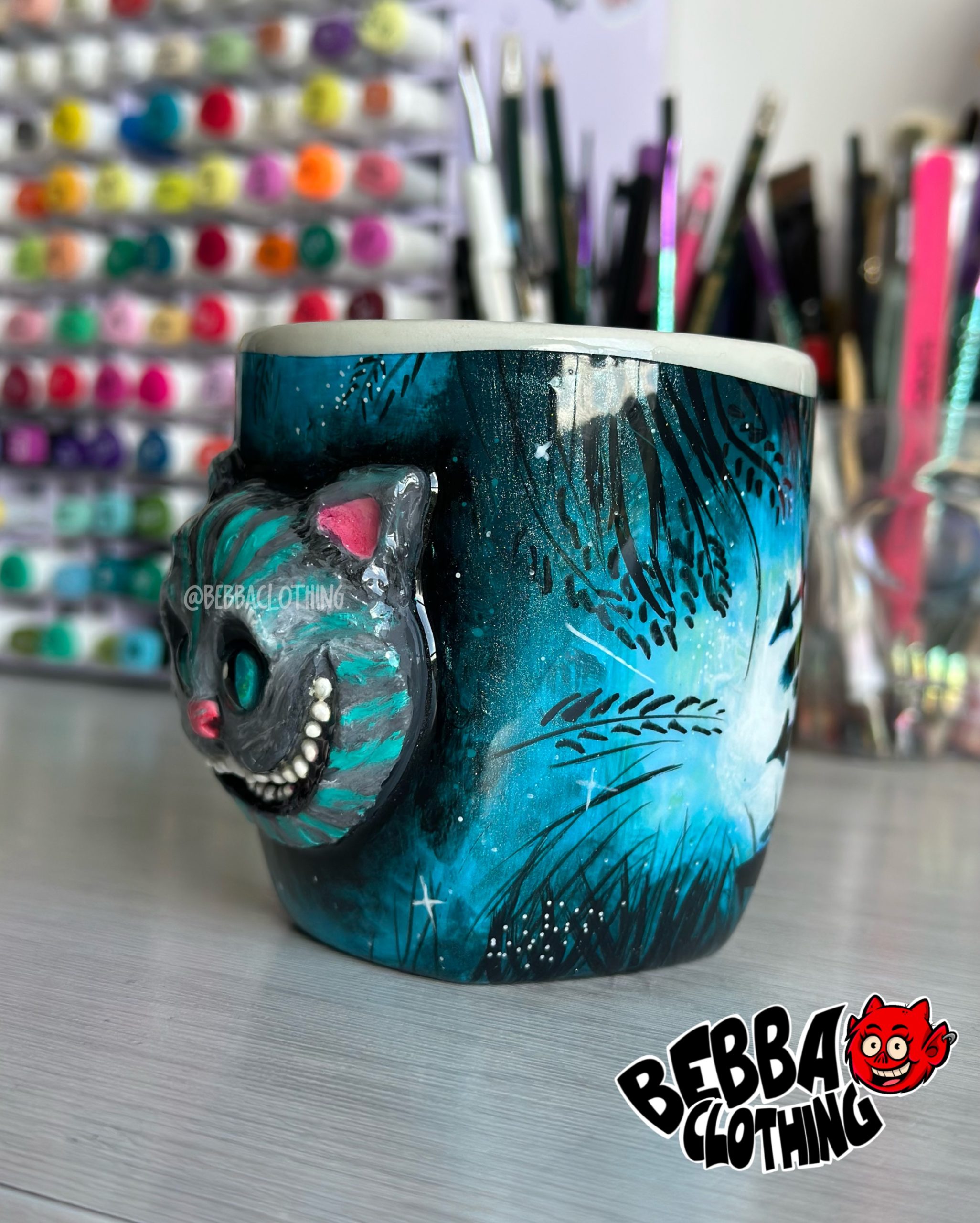 Gato sonriente / Cheshire cat - Mug pocillo taza