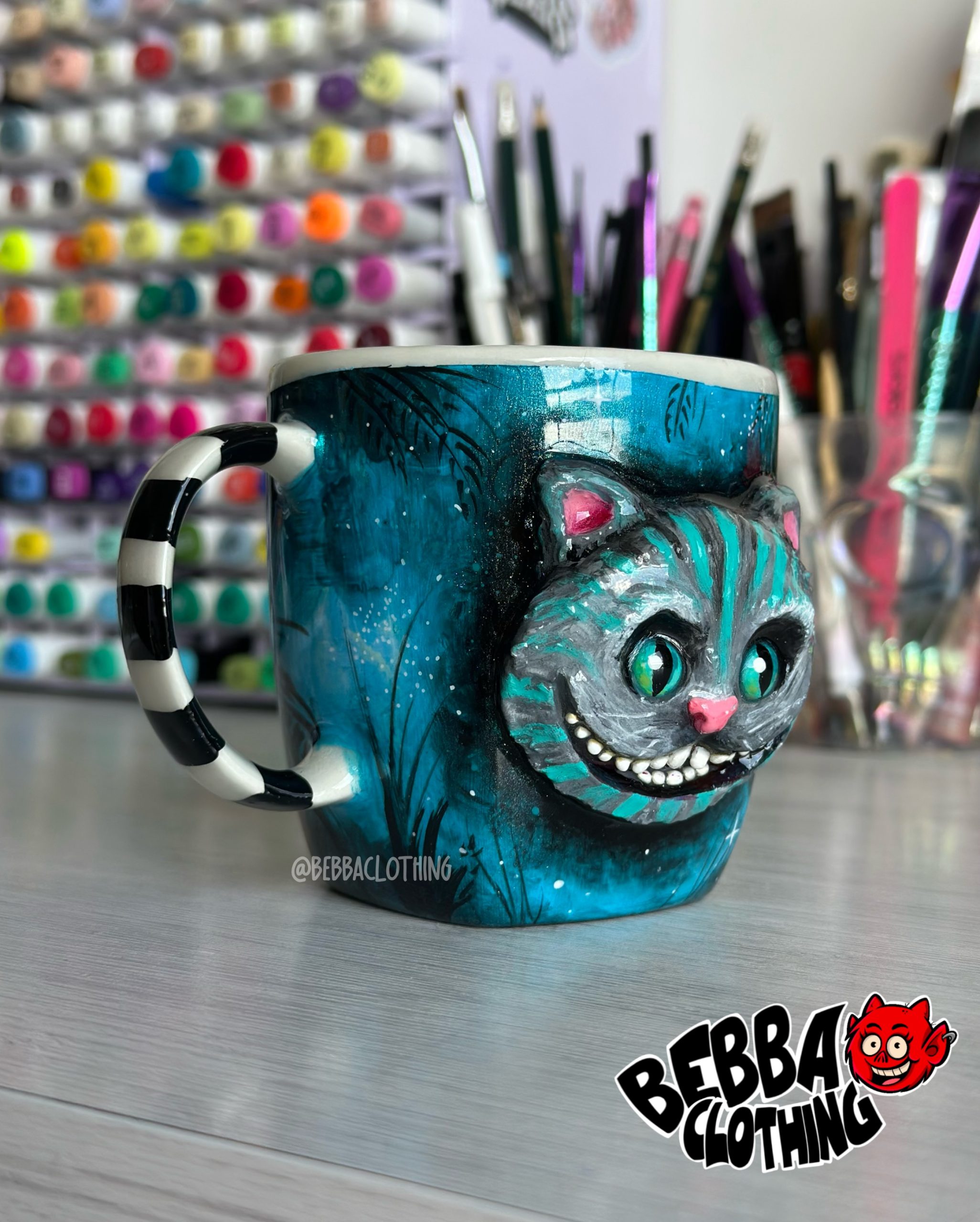 Gato sonriente / Cheshire cat - Mug pocillo taza