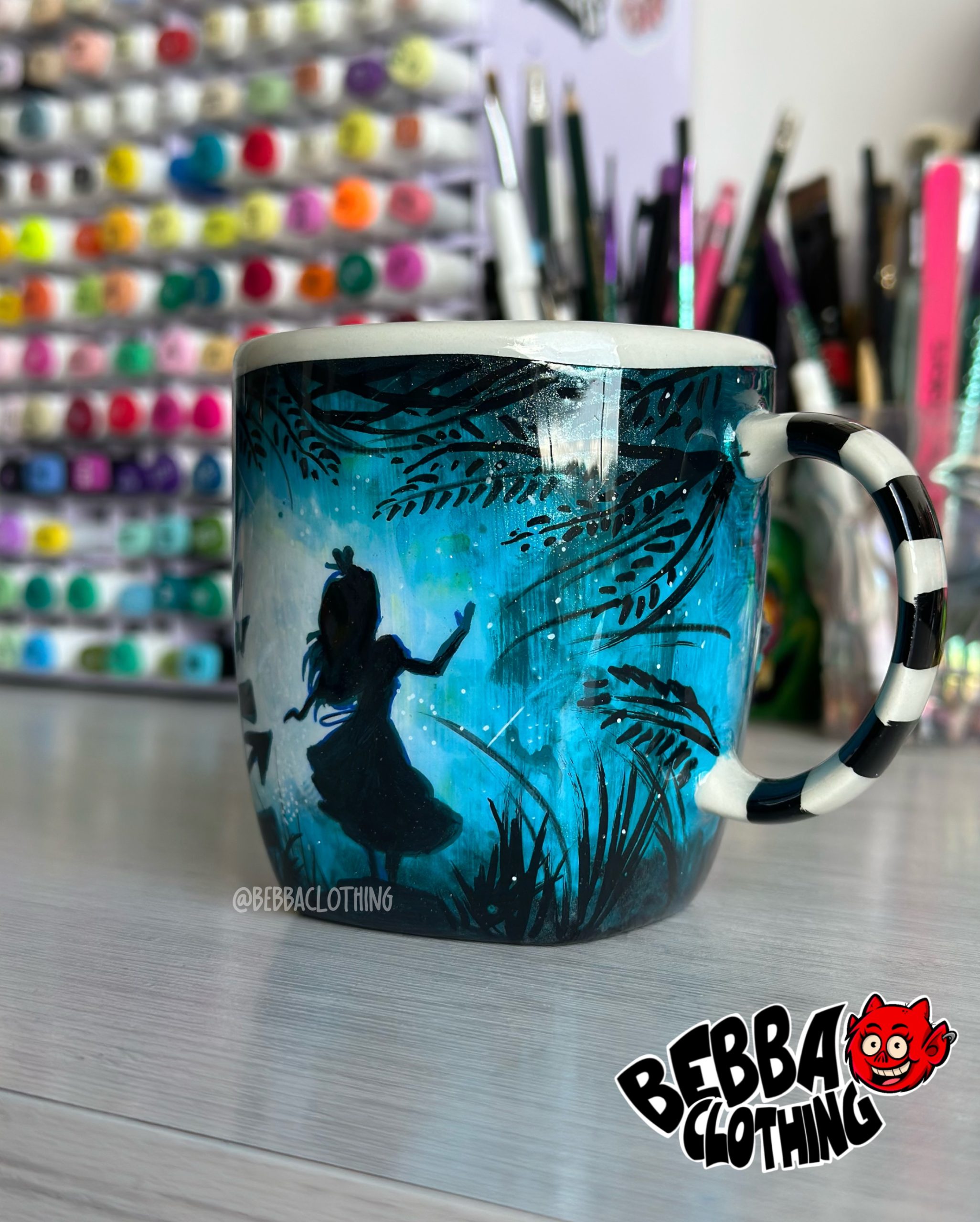 Gato sonriente / Cheshire cat - Mug pocillo taza