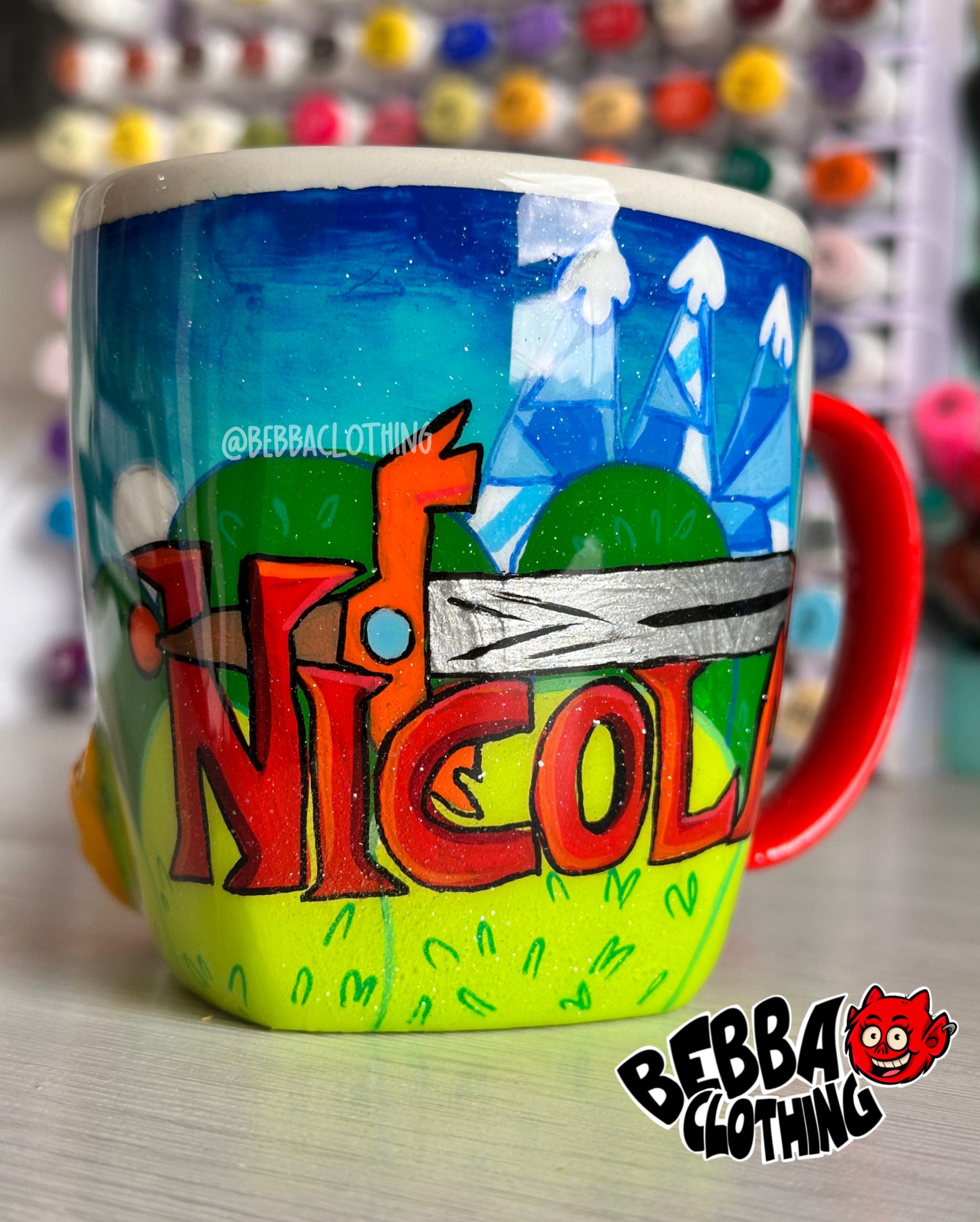 Hora de aventura Jake y Rey helado - mug pocillo taza