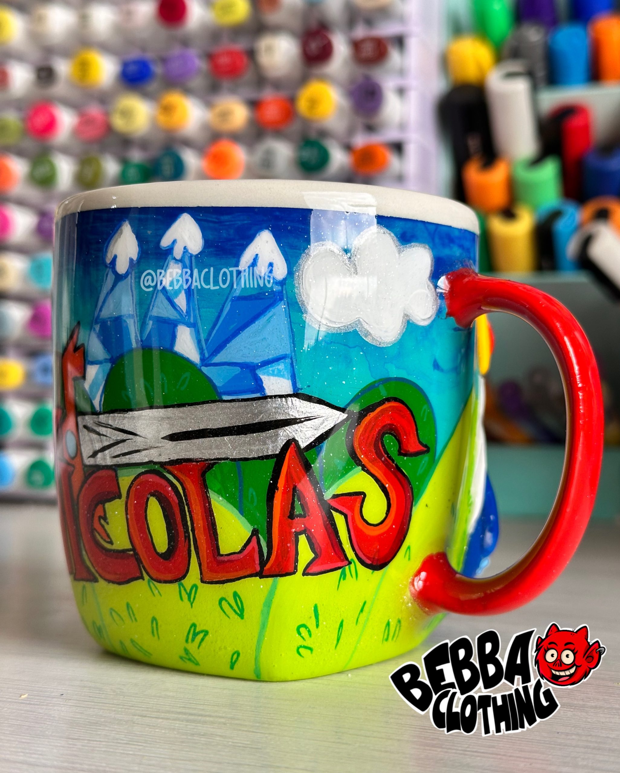 Hora de aventura Jake y Rey helado - mug pocillo taza