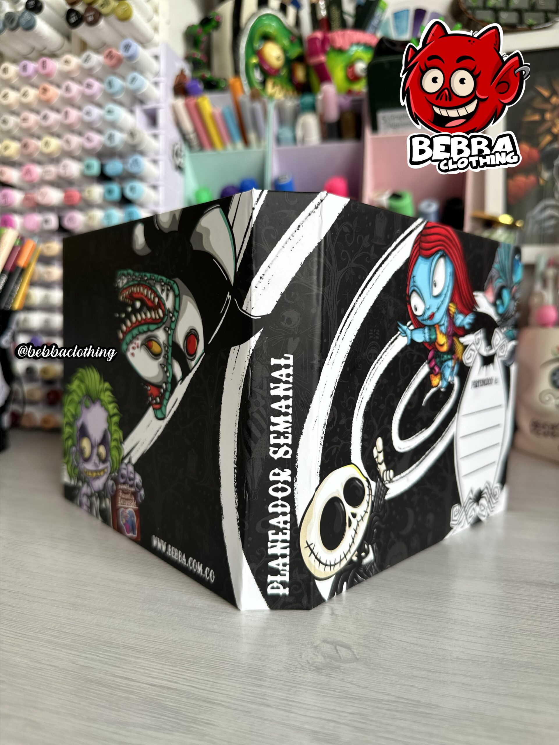 Planeador semanal TIM BURTON 🖤