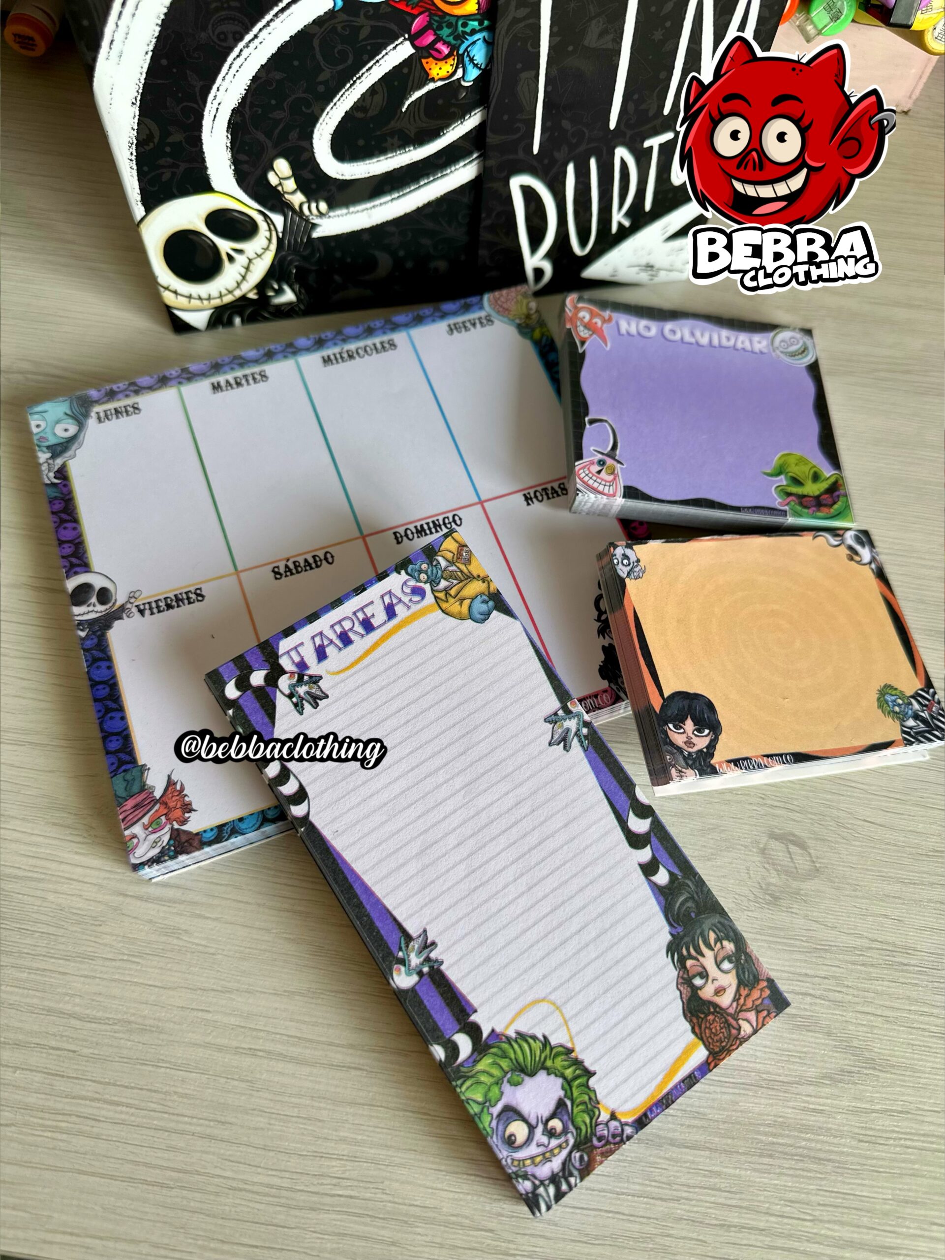 REPUESTOS para Planeador semanal TIM BURTON 🖤