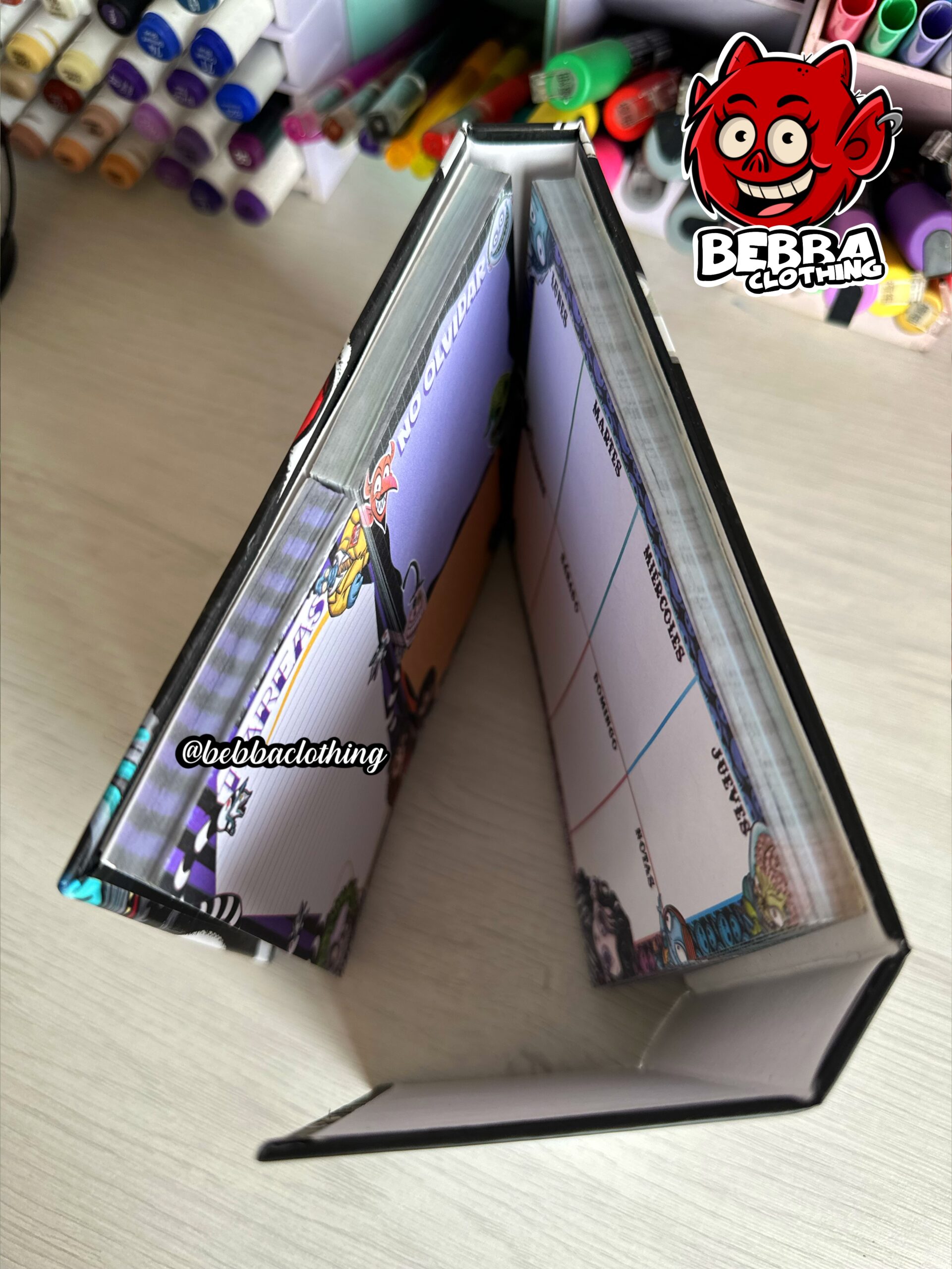 Planeador semanal TIM BURTON 🖤