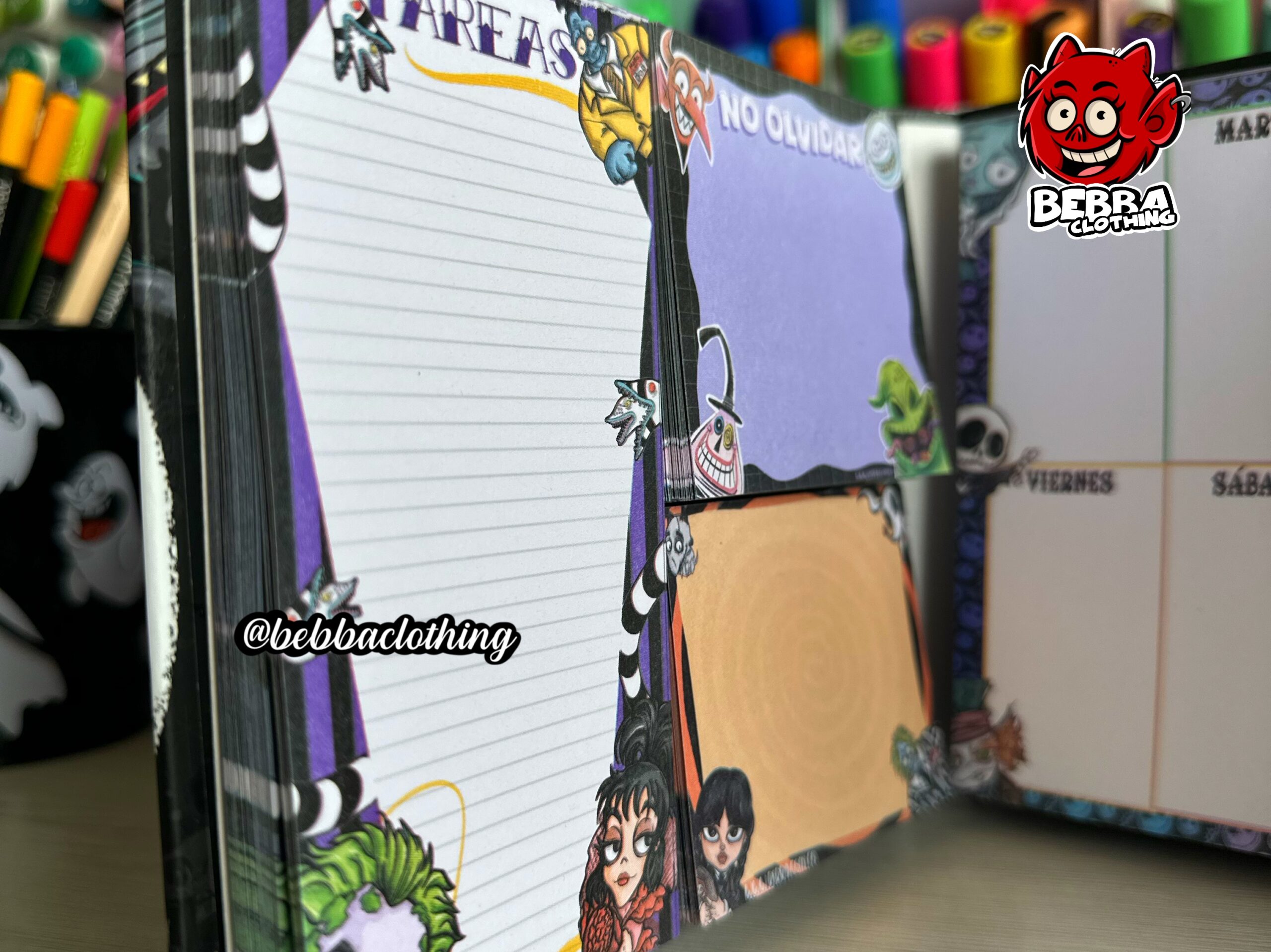 REPUESTOS para Planeador semanal TIM BURTON 🖤