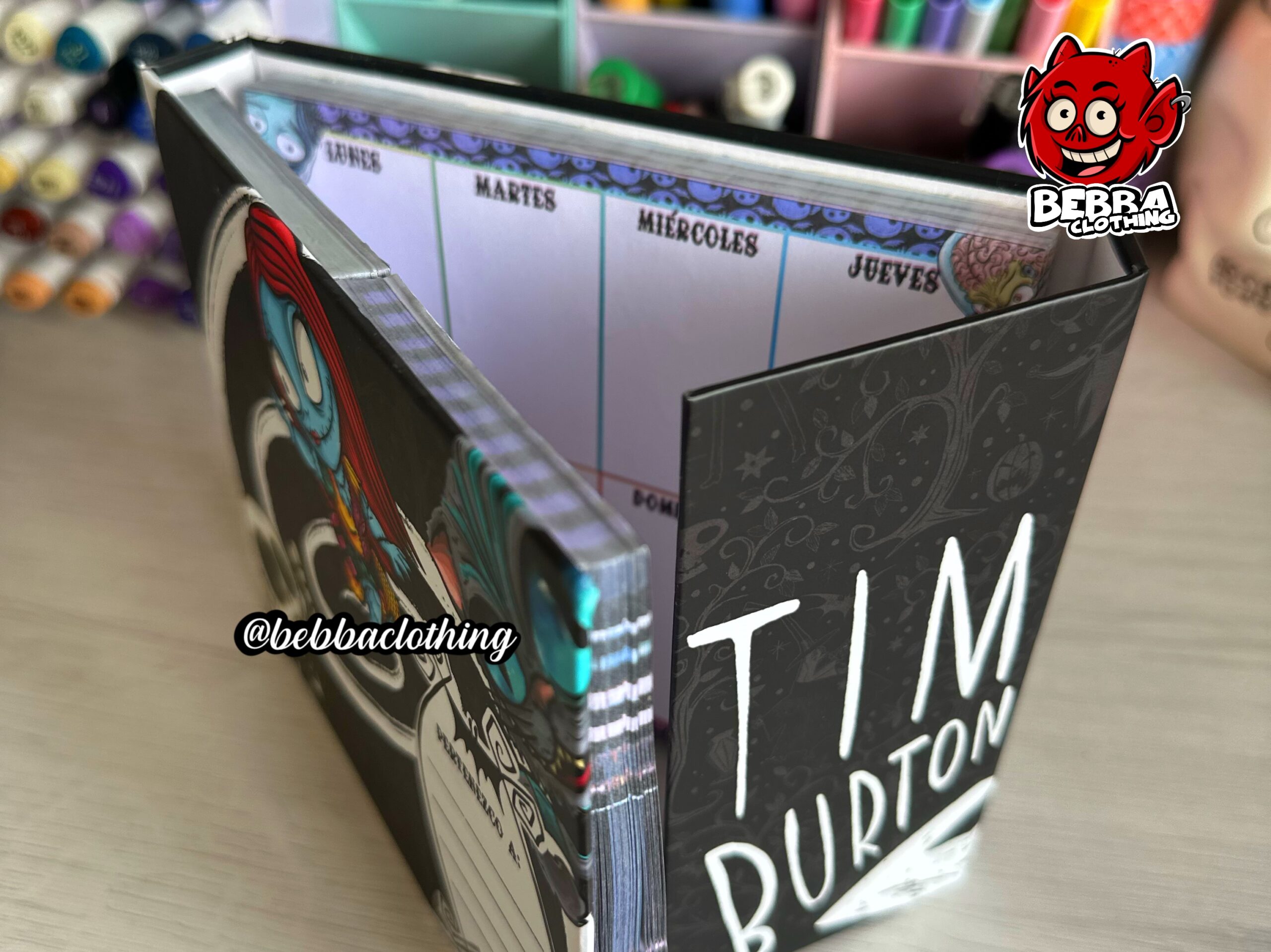 Planeador semanal TIM BURTON 🖤