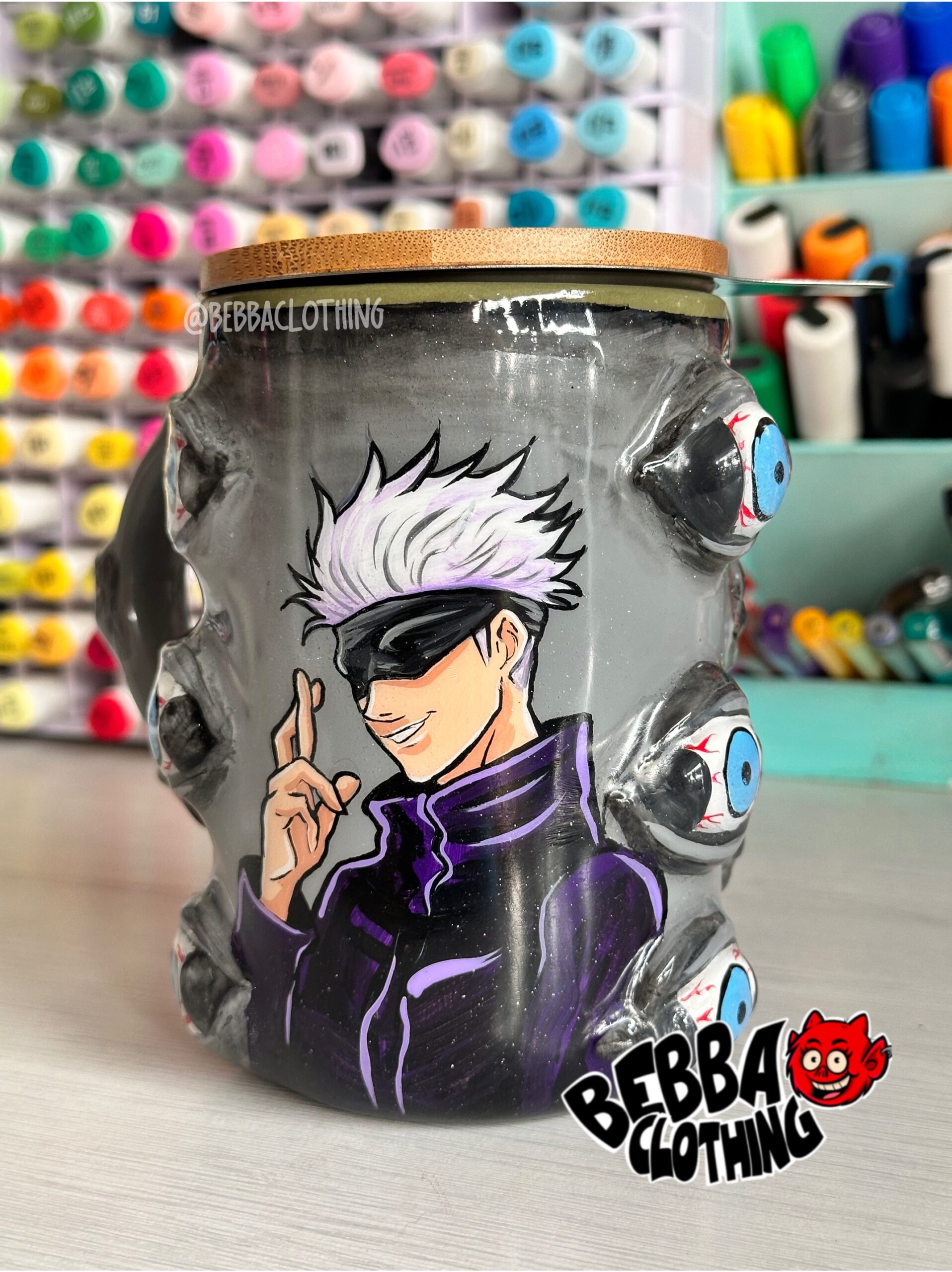 Gojo Satoru 😝 - Tazon/ TAZA CON INFUZOR 🍵
