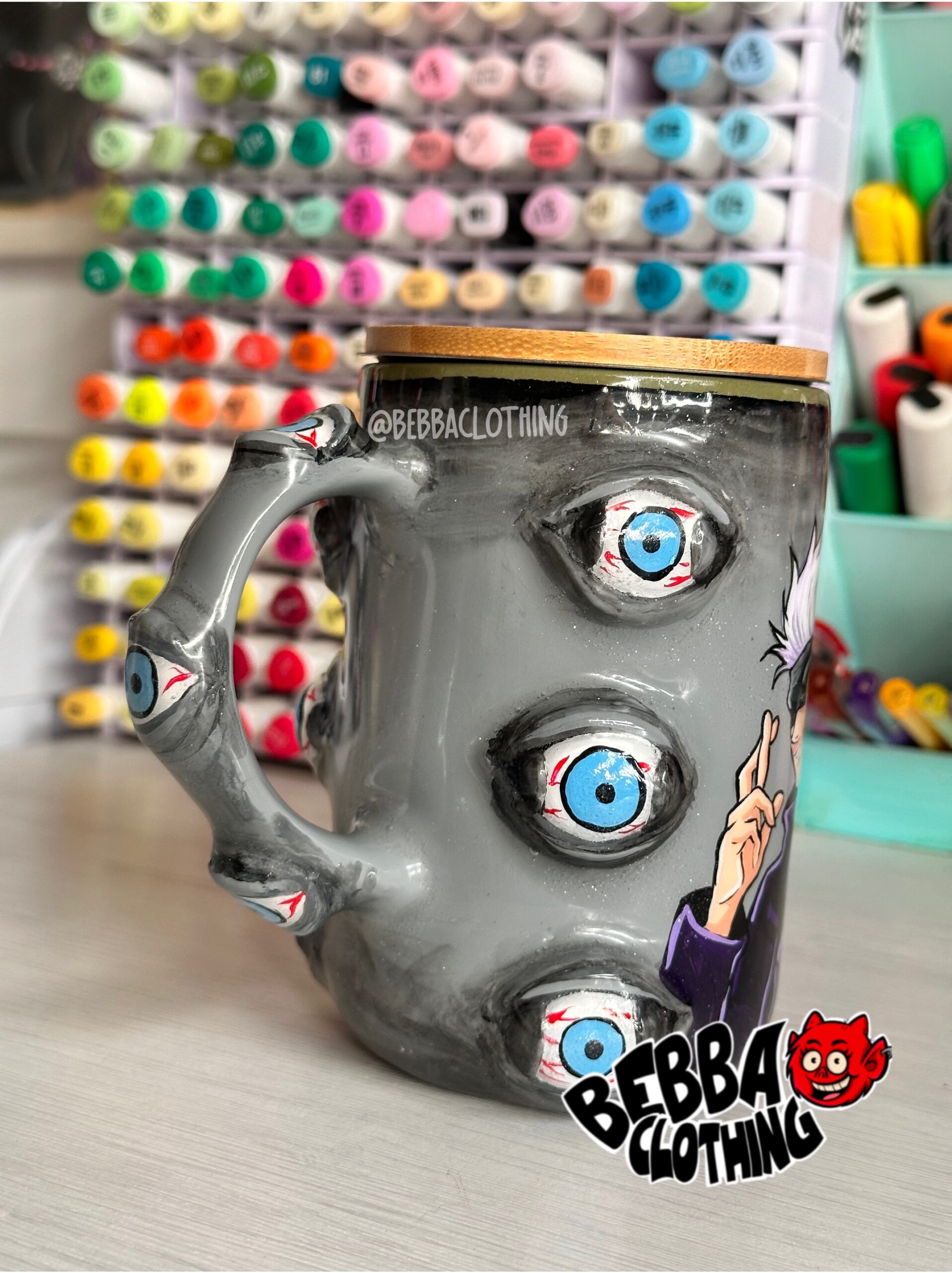 Gojo Satoru 😝 - Tazon/ TAZA CON INFUZOR 🍵