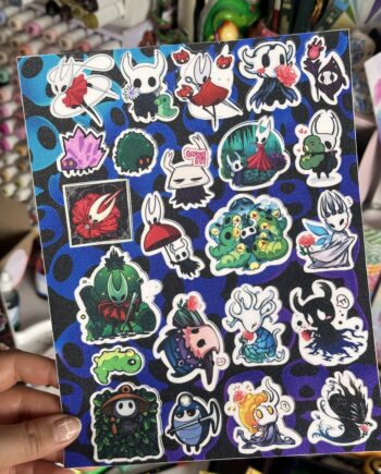 Hoja de Stickers Hollow Night 🗡️