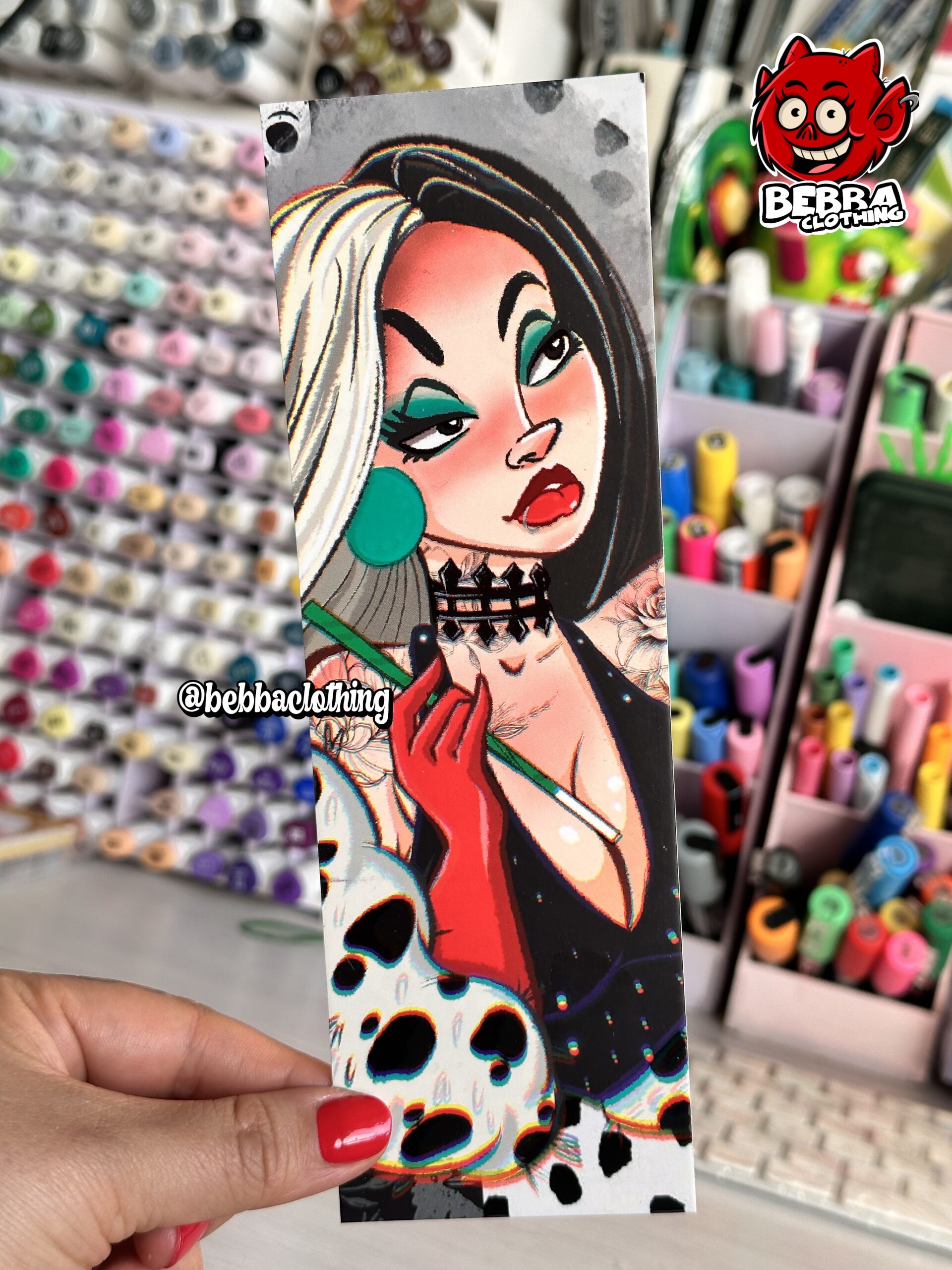 Separador de libro 🔖 Cruella Pin Up By BeBBa