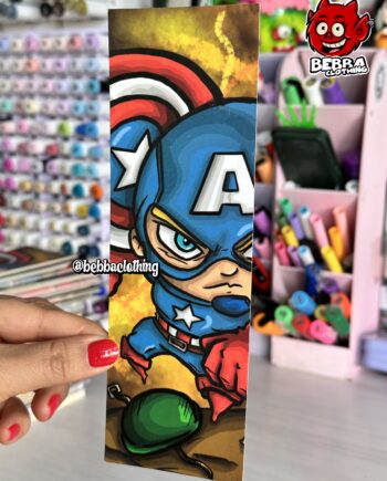 Separador de libro 🔖 CAPITÁN AMERICA By Streetaiban
