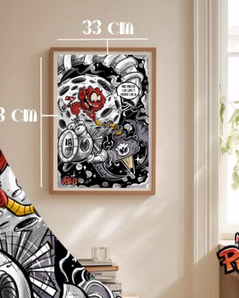PÓSTER MAS DIBUJOS CON LÁPIZ B/N