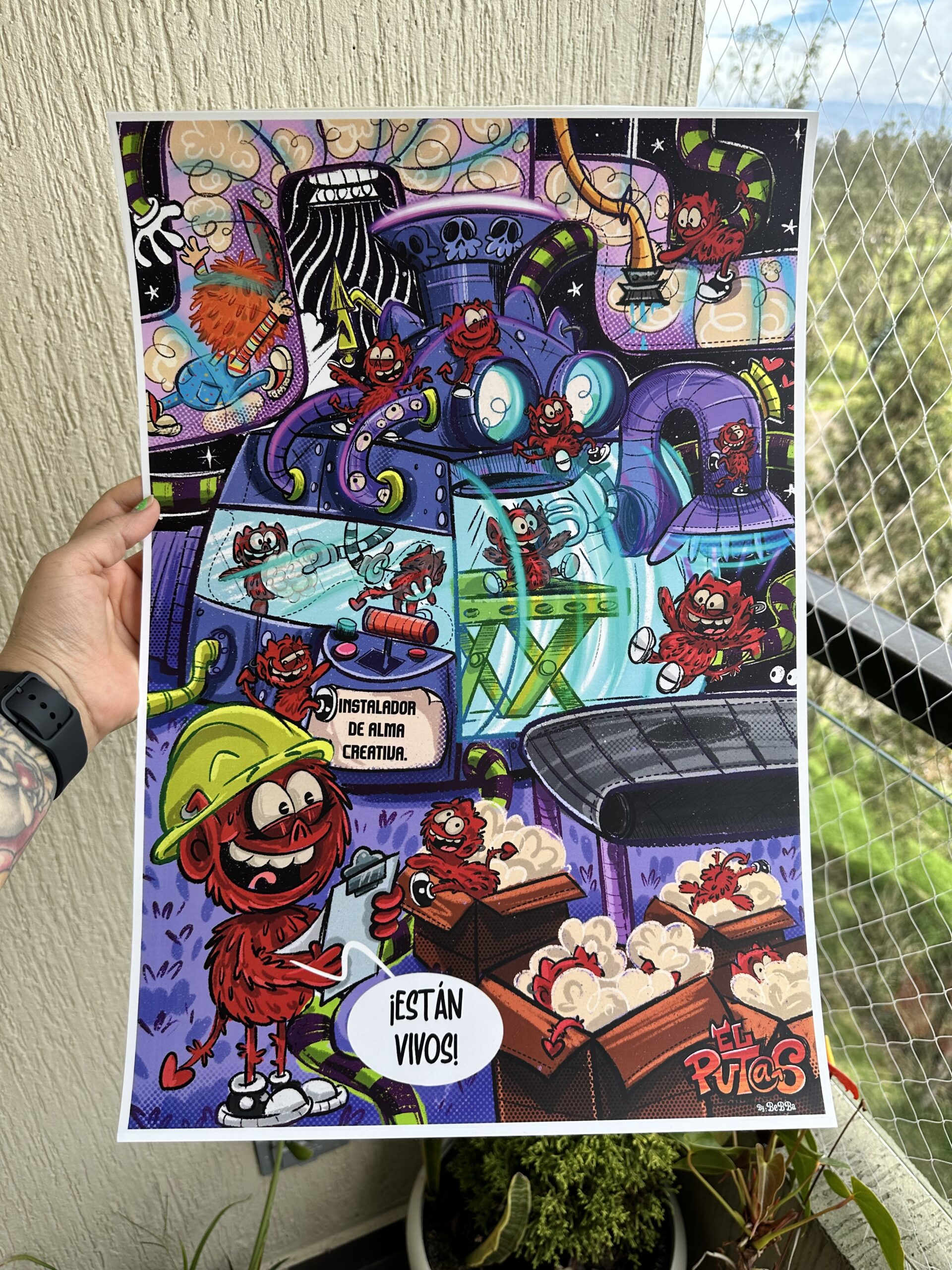PÓSTER FABRICA DE PELUCHES DEL PUTAS 🧸👹