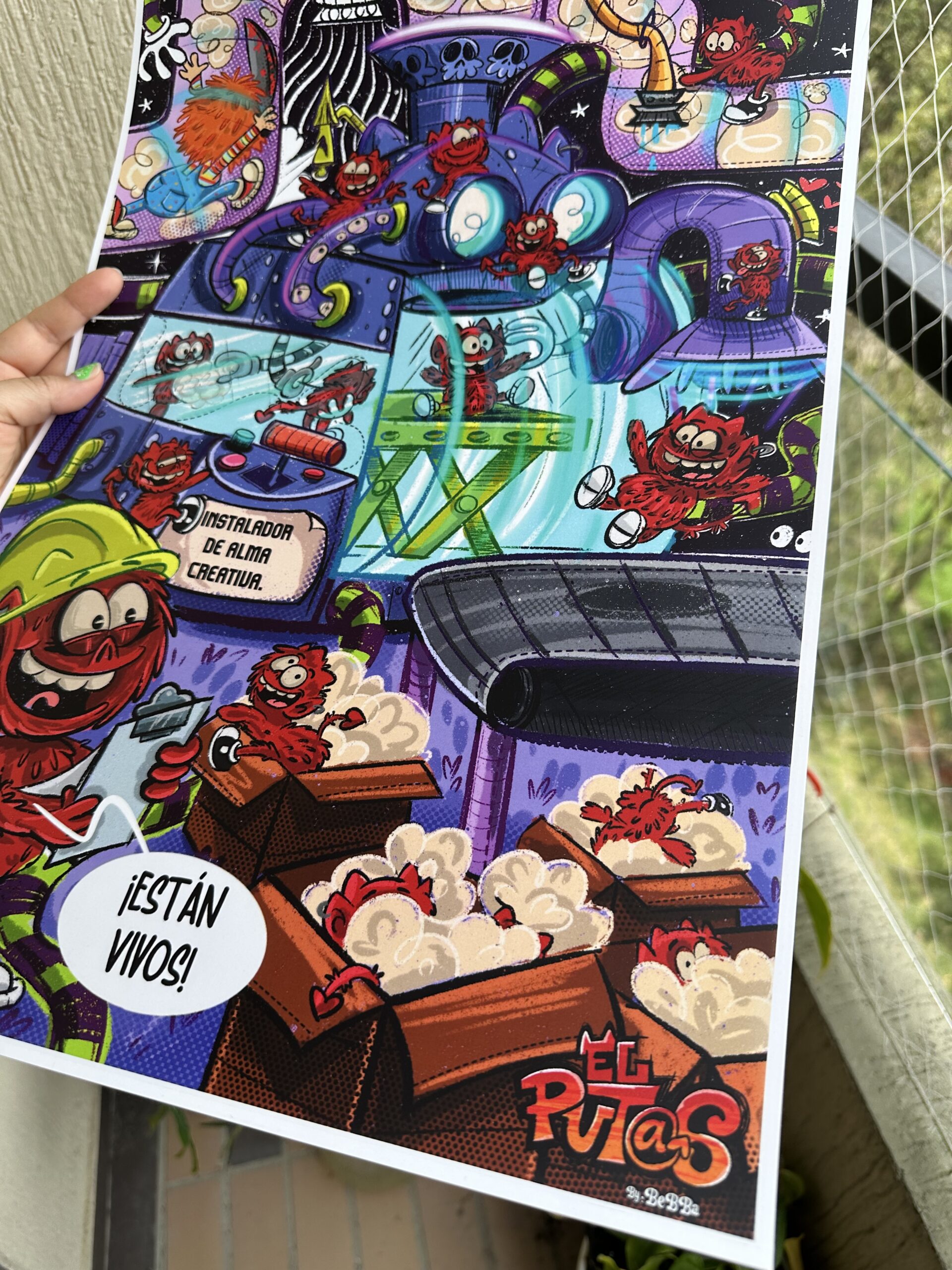 PÓSTER FABRICA DE PELUCHES DEL PUTAS 🧸👹